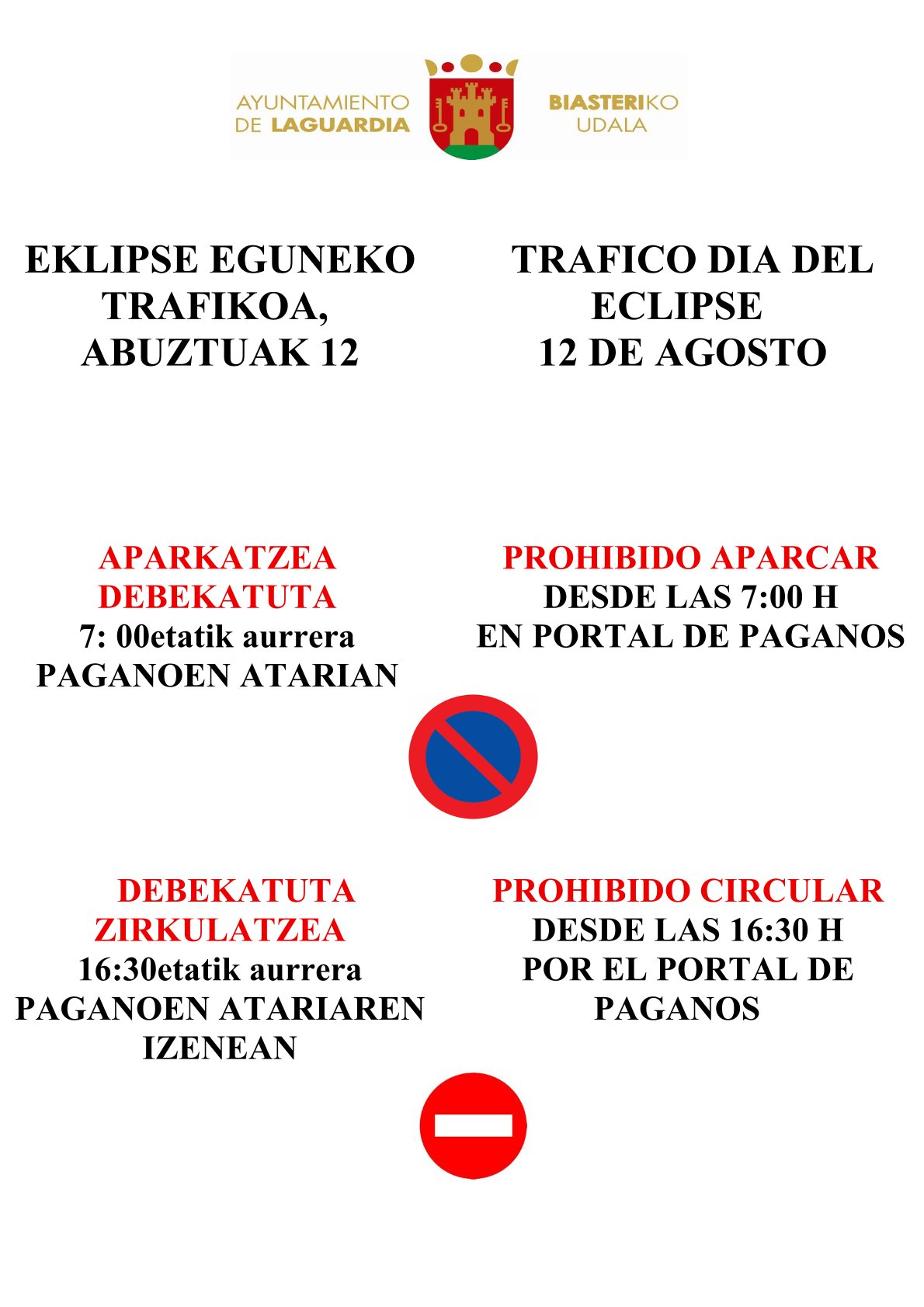 PROHIBIDO APARCAR Y CIRCULAR ECLIPSE 002