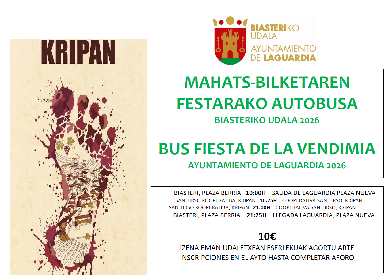 autobus fiesta de la vendimia