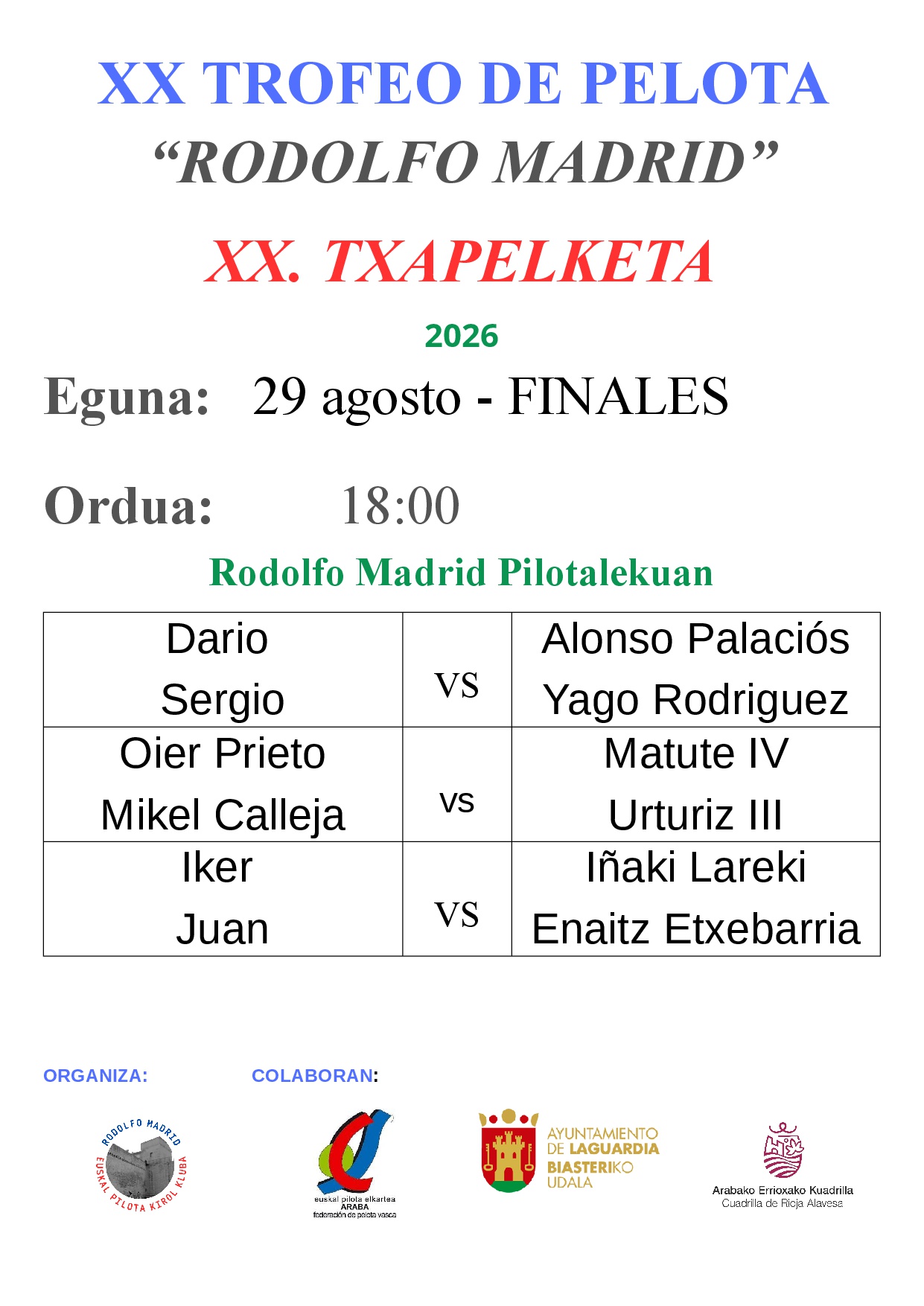 pelota 29 agosto