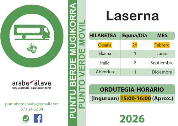 punto verde Laserna