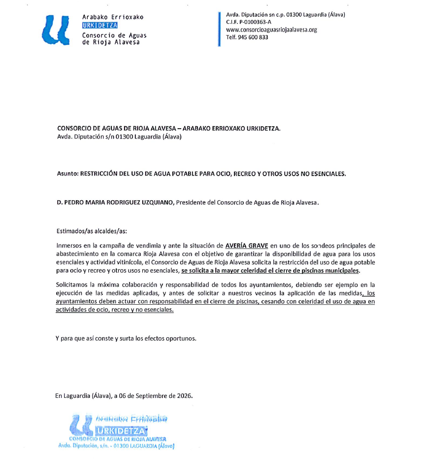 carcel cierre piscinas consorcio