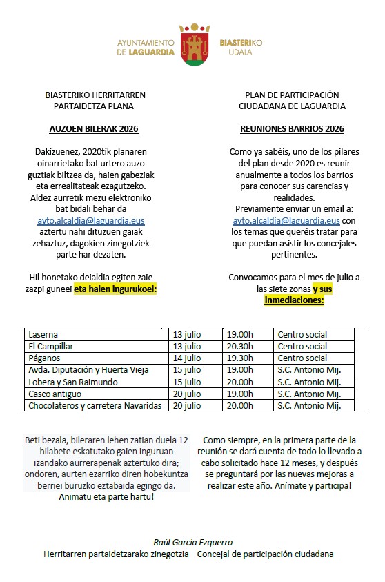 REUNIONES BARRIOS